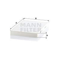 Фильтр салона MANN-FILTER CU 3037